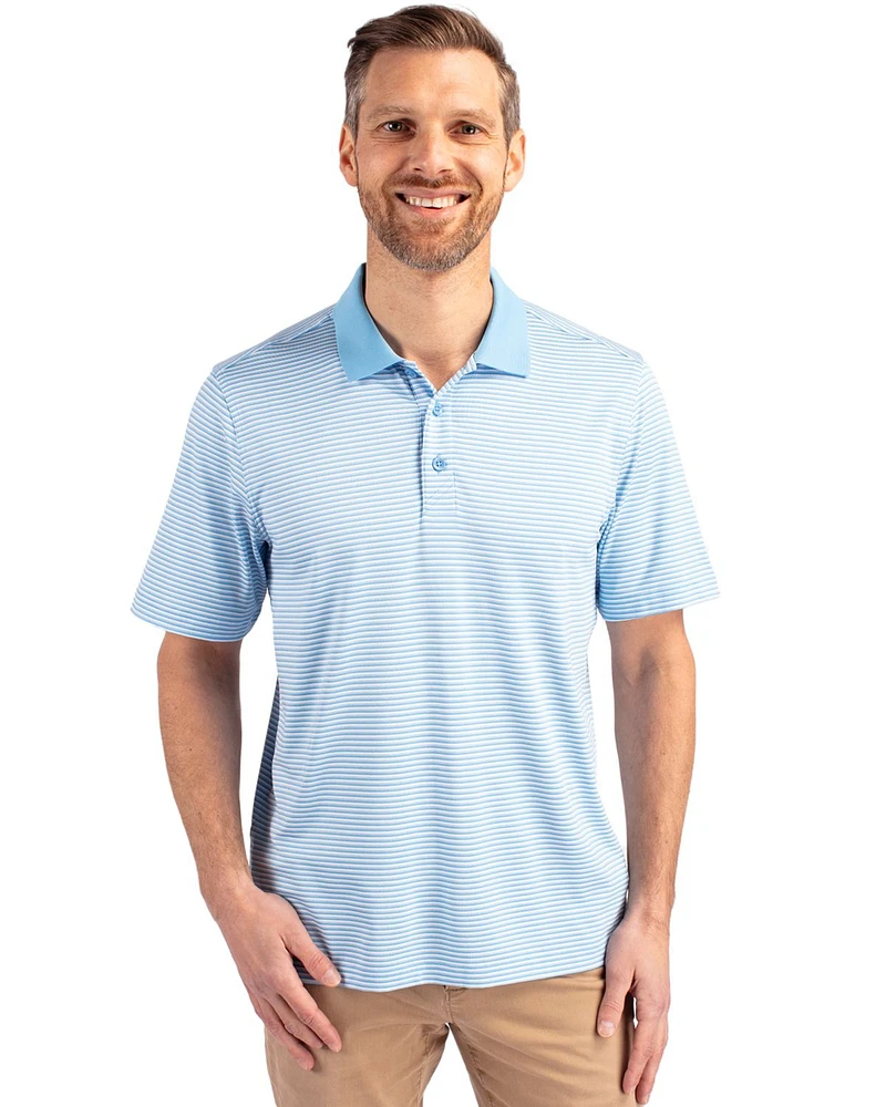 Cutter & Buck Forge Tonal Stripe Stretch Mens Big and Tall Polo Shirt