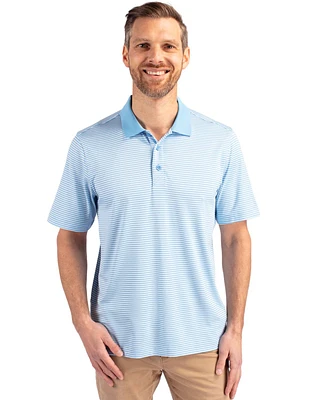 Cutter & Buck Men's Forge Tonal Stripe Stretch Polo Shirt