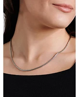 Devata Foxtail Round 2.5mm Chain Necklace in Sterling Silver