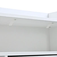 4-Drawer Shoe Cabinet for Entrance Hallway