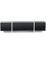 Streamdale Furniture Modern Rectangle Tv Stand for TVs Up To 80"