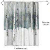 Americanflat 71x74 Abstract Shower Curtain