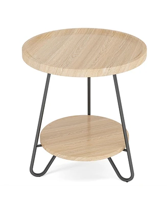 Tribesigns Round Side Table, 2