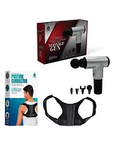 Pursonic Adjustable Posture Corrector & Professional Massage Gun