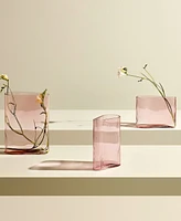 Nude Glass Mist Wide Vase