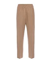 Nocturne Women's Wide Leg Linen Pants