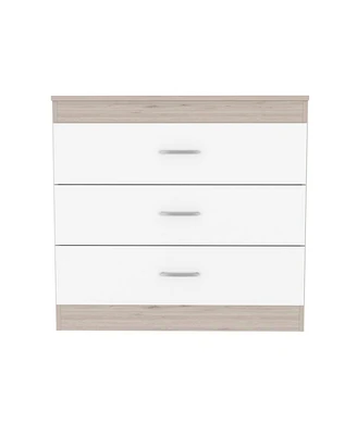 Simplie Fun Bethage 3-Drawer Dresser White