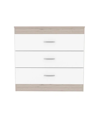 Streamdale Furniture Bethage 3-Drawer Dresser White