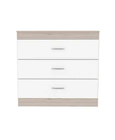 Simplie Fun Bethage 3-Drawer Dresser White