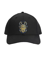 Dc Comics Men's Blue Beetle Scarab Logo Black Elite Flex Precurve Snapback Hat