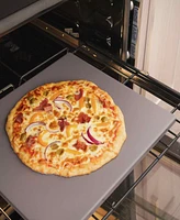 Old Stone 14 X 16 inch Glazed Rectangular Pizza Stone With Handles Heat resistant up to 1,100°F. Ideal for residential ovens, pizza ovens, and grills.