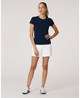 Rebody Active Women's Essentials Fitted Short Sleeve Top
