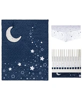 Sammy & Lou Shooting Stars 4 Piece Crib Bedding Set