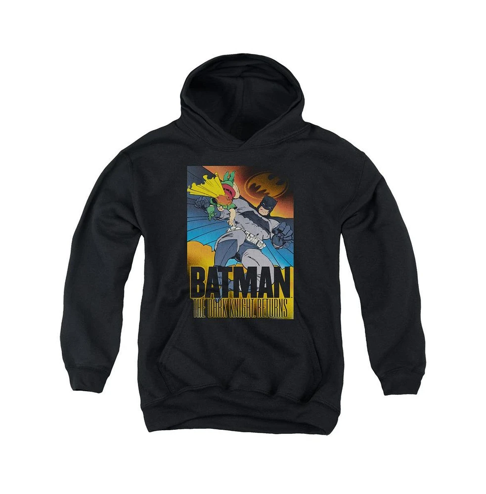 Batman Boys Youth Dk Returns Pull Over Hoodie / Hooded Sweatshirt