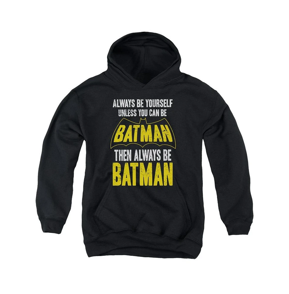 Batman Boys Youth Be Pull Over Hoodie / Hooded Sweatshirt