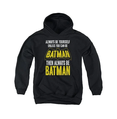 Batman Boys Youth Be Pull Over Hoodie / Hooded Sweatshirt