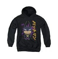 Batman Boys Youth Cute Kanji Pull Over Hoodie / Hooded Sweatshirt