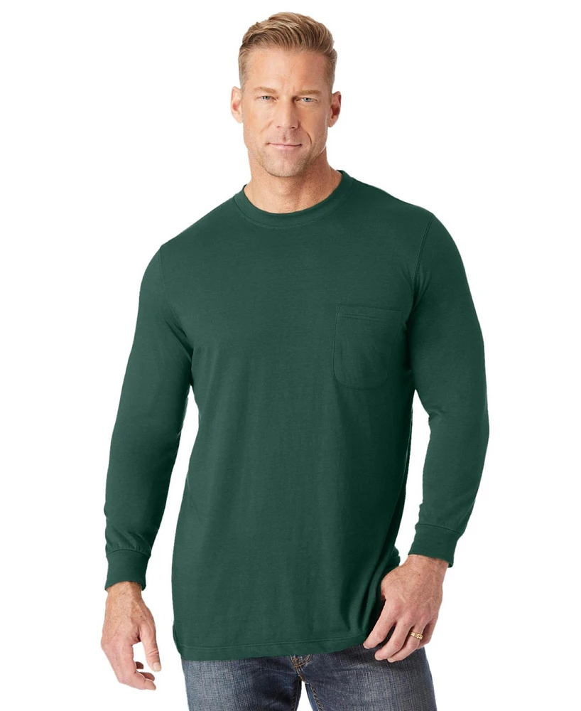 KingSize Big & Tall The Ultra-Light Comfort Long-Sleeve Tee