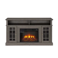 Modern Tv Stand with Fireplace Insert for Up to 65" Tv