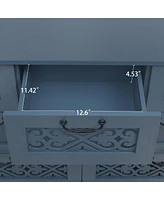 7 Drawer Cabinet, American Furniture, Suitable For Bedroom, Living Room, Study