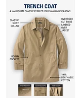 KingSize Big & Tall Water-Resistant Trench Coat