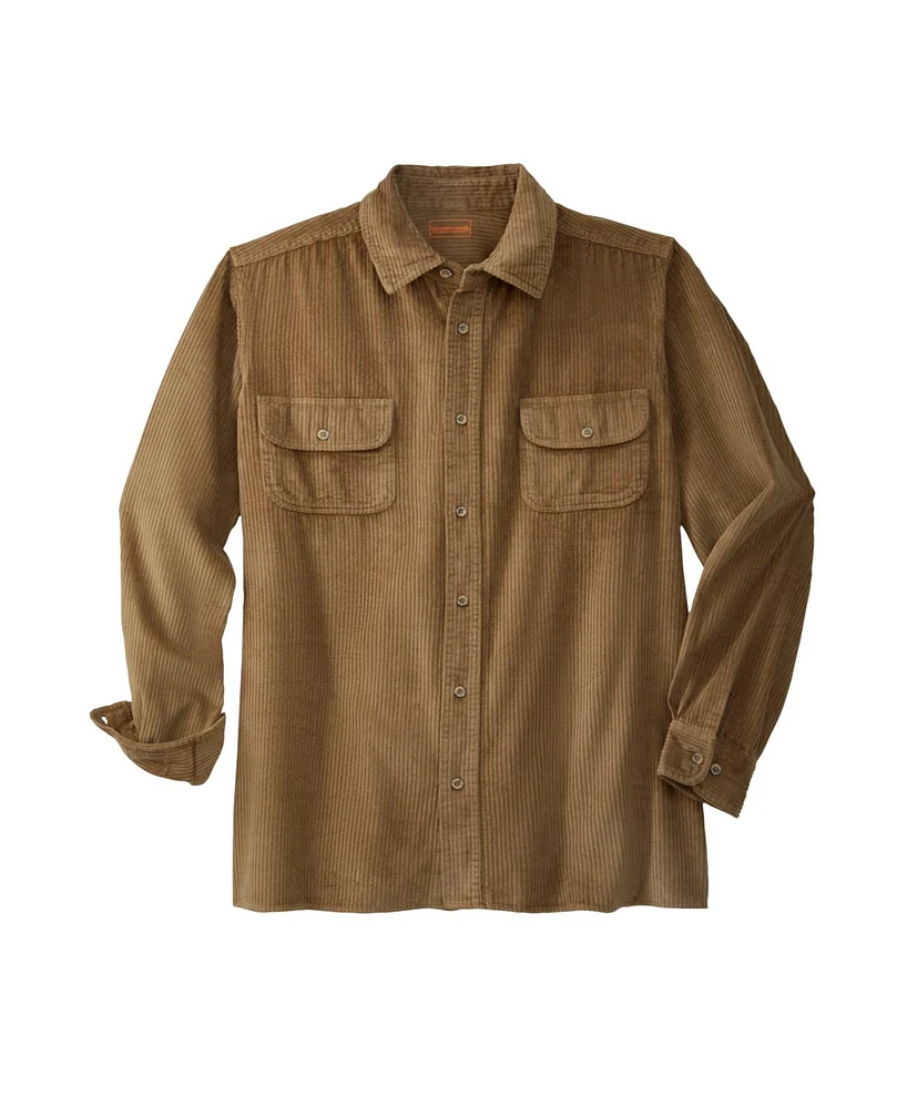 KingSize Big & Tall Long-Sleeve Corduroy Shirt