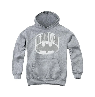 Batman Boys Youth Dark Knight Shield Pull Over Hoodie / Hooded Sweatshirt