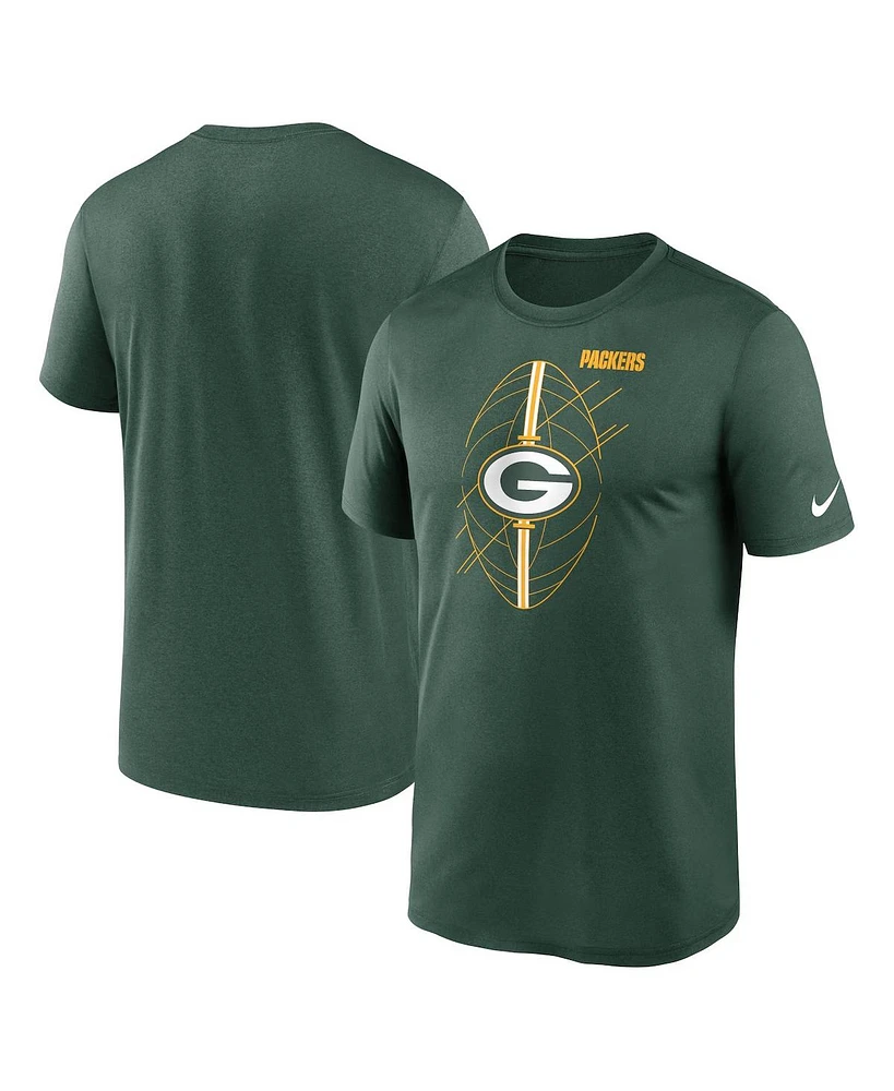 Nike Men's Green Green Bay Packers Legend Icon Performance T-Shirt