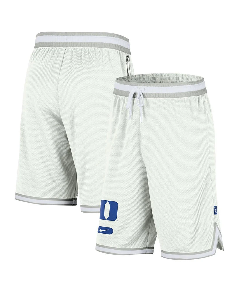 Nike Men's Cream Duke Blue Devils Dna 3.0 Performance Shorts