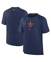 Nike Men's Navy Houston Astros Authentic Collection Pregame Raglan Performance T-Shirt