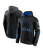 Fanatics Men's Black Dallas Mavericks Home Court Pullover Hoodie