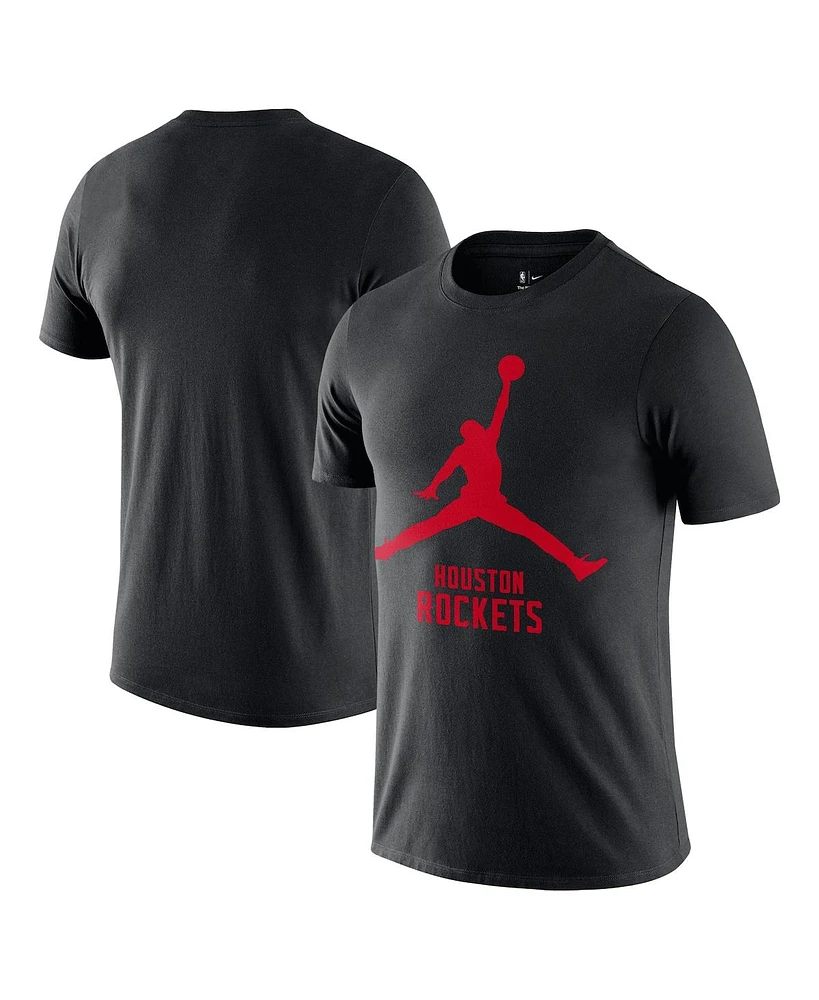 Nike Men's Black Houston Rockets Essential Jumpman T-Shirt