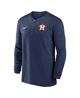 Nike Men's Navy Houston Astros Authentic Collection Game Time Performance Quarter-Zip Top