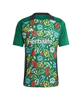 Adidas Men's Green La Galaxy 2024 One Planet Pre-Match Top