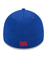 New Era Men's Royal Chicago Cubs 2024 Clubhouse 39THIRTY Flex Fit Hat