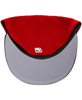 New Era Men's Red/Black Houston Rockets Team Color 2Tone 59FIFTY Fitted Hat