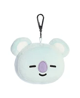 Aurora Mini Koya Keychain BT21 Lovable Plush Toy Blue 4"