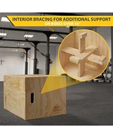 Philosophy Gym 3 in 1 Wood Plyometric Box