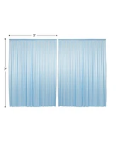 Lann's Linens Set of 2 Photography Backdrop Curtains