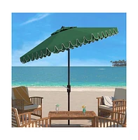 Safavieh Elegant Valance 9Ft Auto Tilt Umbrella