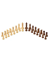 Bobby Fischer Ultimate Chess Pieces, Sheesham and Boxwood 3.75 inch King