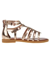 Vince Camuto Big Girl's Fashion Sandal Metallic Pu Upper and Dome Stud Detail Polyurethane Sandals