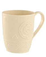 Belleek Pottery Celtic Mugs, Set of 2