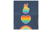 Hybrid Apparel Trendy Juniors Love Pride Graphic Tee