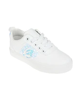 Bebe Big Girl's Low Profile Sneaker with Chunky Glitter Details Polyurethane Sneakers