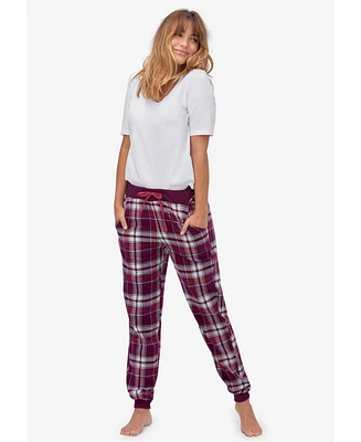 ellos Plus Plaid Flannel Sleep Pants