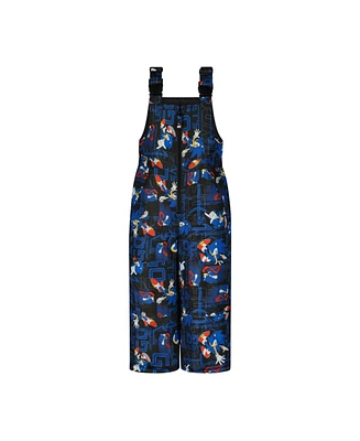 Sega Sonic the Hedgehog Baby Girls Printed Bib Snow Pants