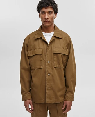 Mode of One Men's Relaxed-Fit Utility Shirt Jacket