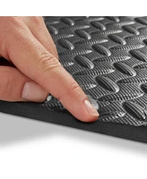 Philosophy Gym Pack of 36 Exercise Flooring Mats - 12 x 12 Inch Foam Rubber Interlocking Puzzle Floor Tiles