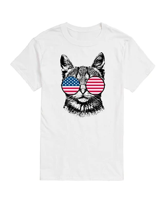 Hybrid Apparel Trendy Juniors Usa Cat Graphic Tee